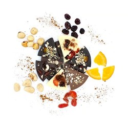 Snacks aux noix et fruits confits